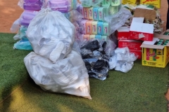 School aids provided to children of the community.